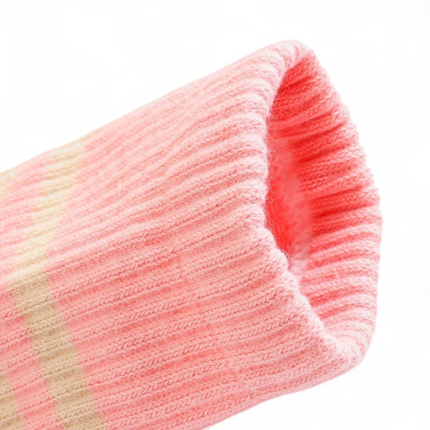 3-Pack Non-Slip Athletic Crew Socks with Striped Detail and Cushioned Support