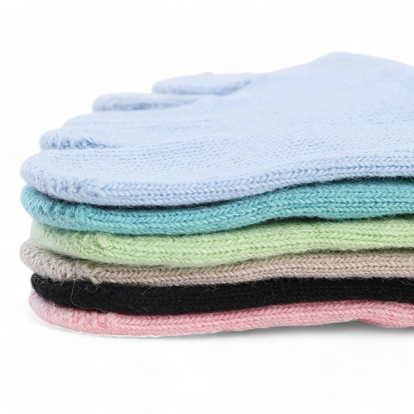 2-Pack Non-Slip Five-Toe Yoga Socks with Open Top Design for Stability and Comfort