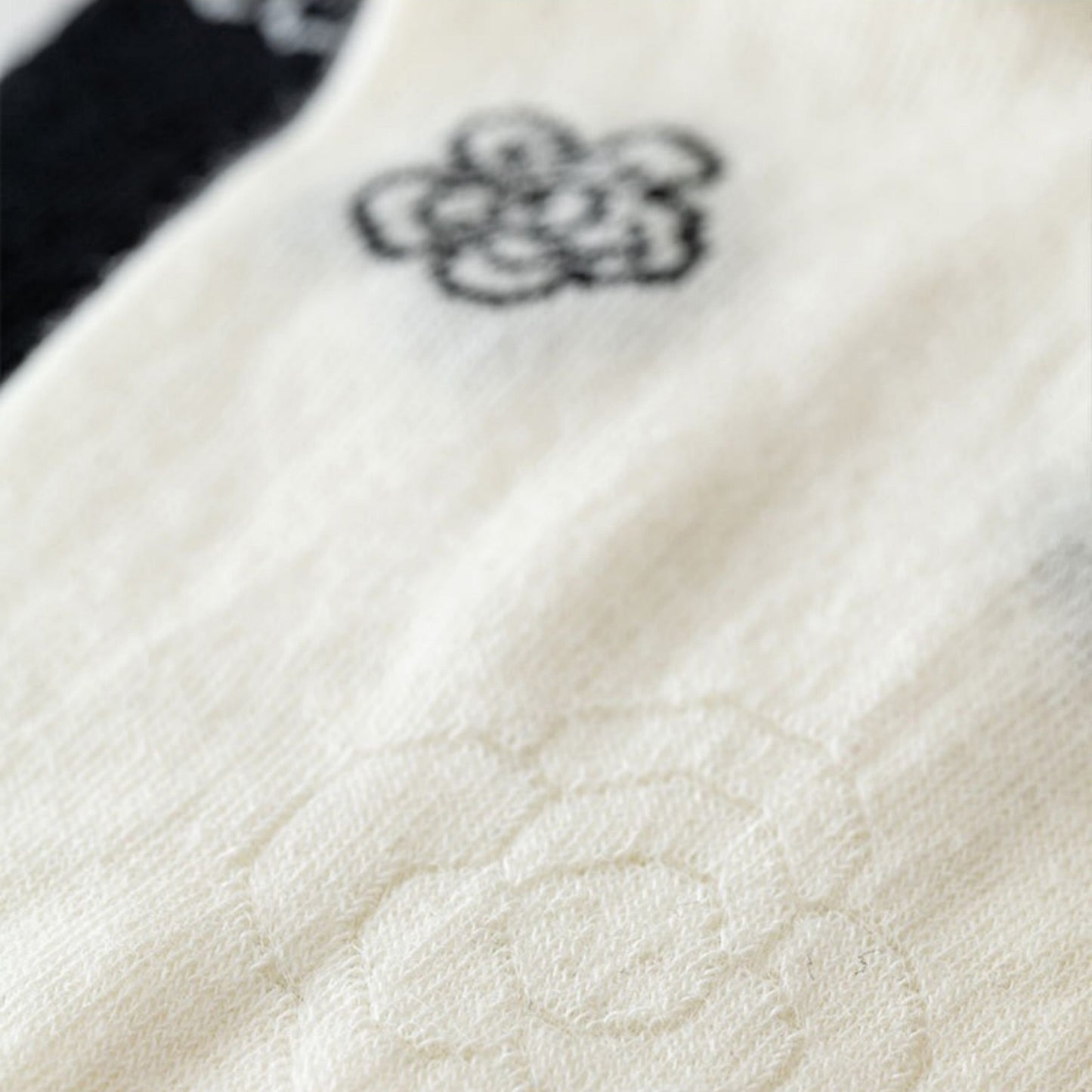 3-Pack Sheer Floral Embroidered Socks with Contrast Ruffle Cuff and Delicate Flower Accents