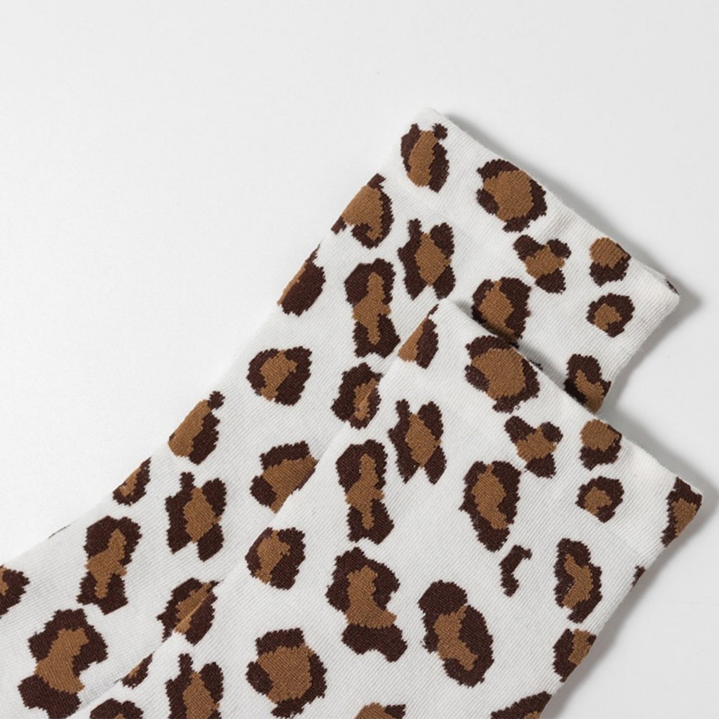3-Pack Leopard Print Ankle Socks with Soft Knit Fabric and Allover Animal Pattern