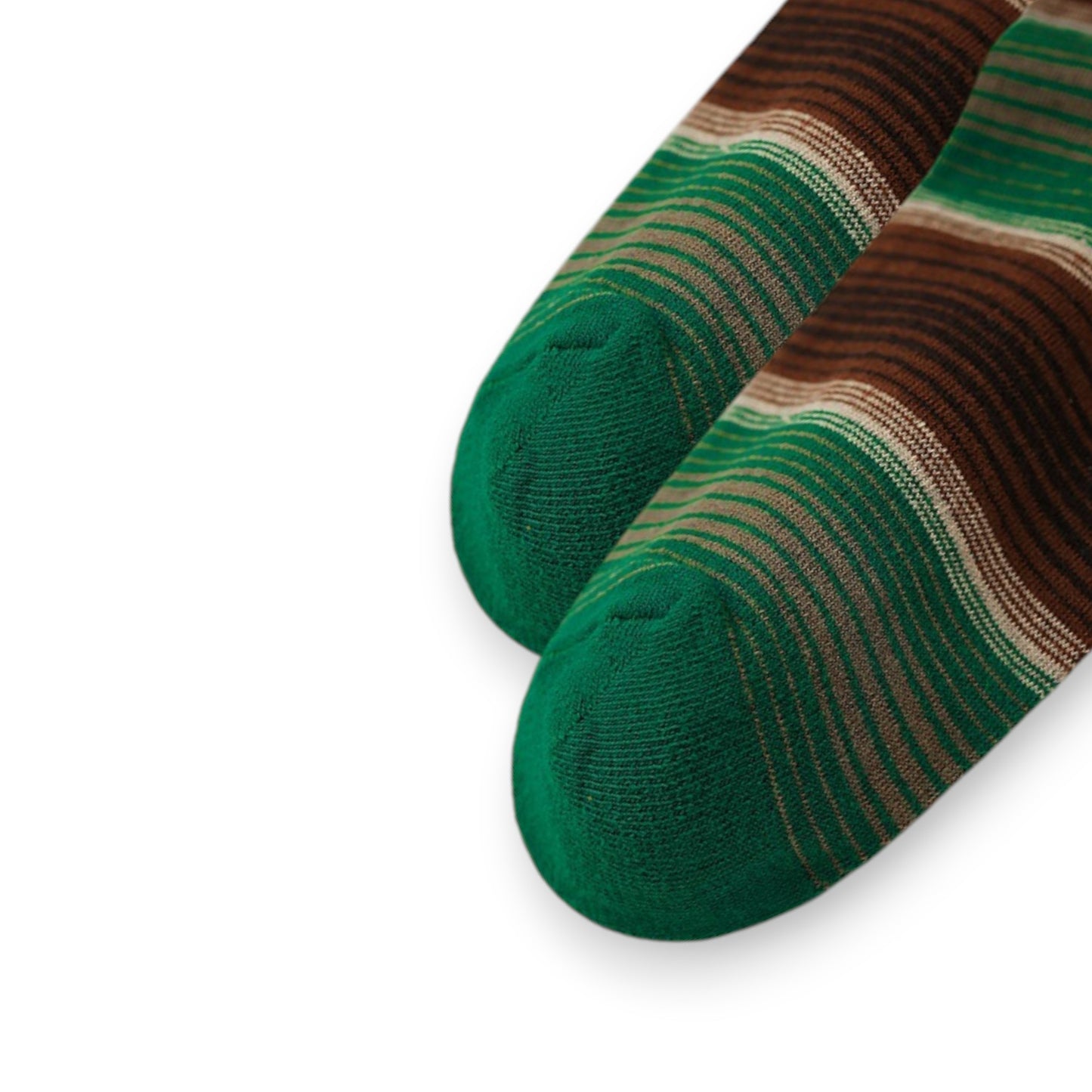 3 Pairs Cotton Crew Socks with Retro Colored Striped Patterns and Comfortable Classic