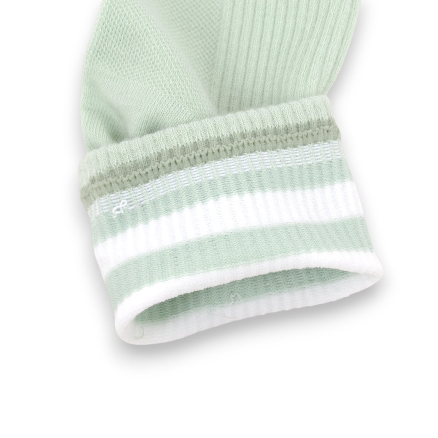 3-Pair Antibacterial and Breathable Ribbed Ankle Socks with Double Stripe Cuffs