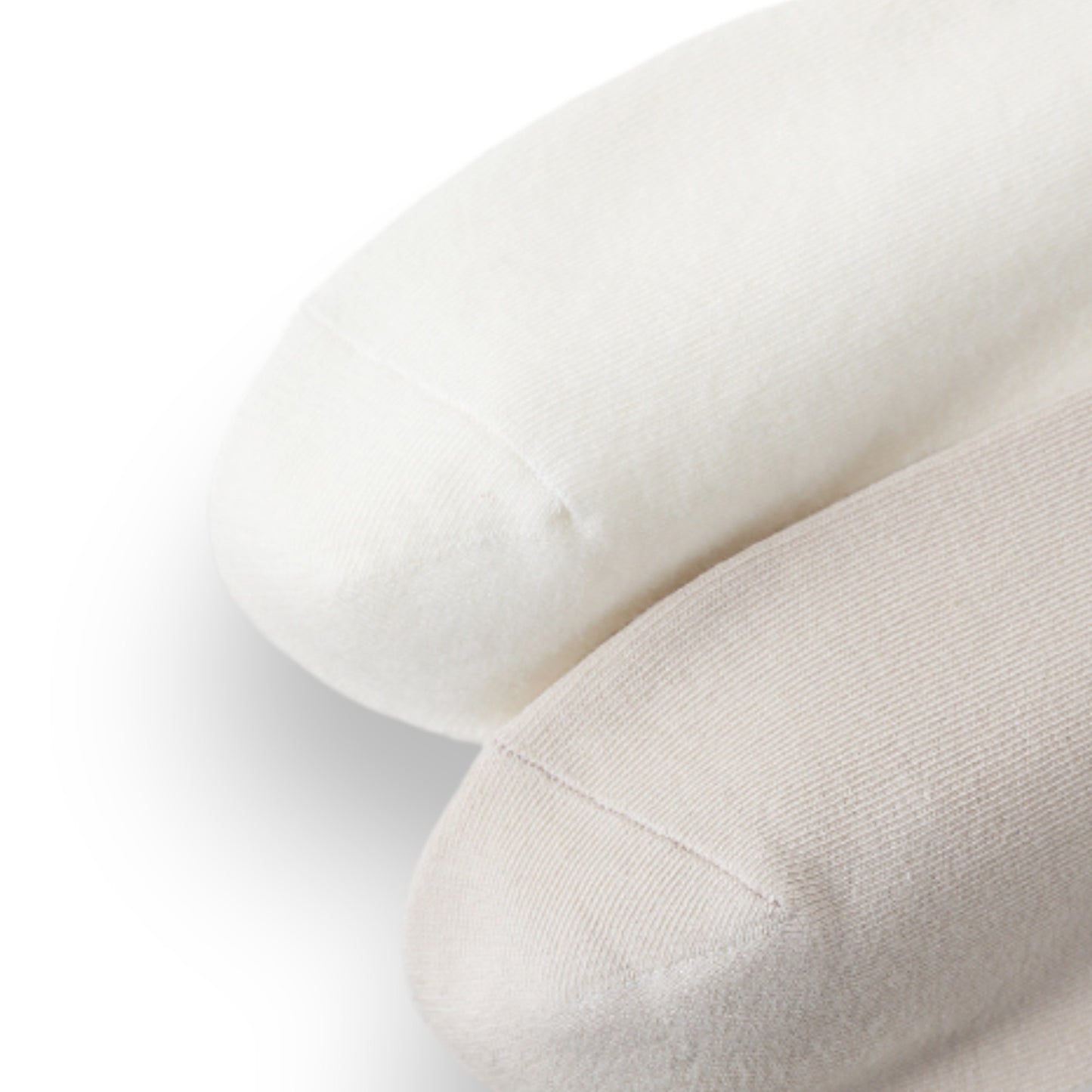 3-Pack Mid Crew Cotton Socks with Striped Cuffs Ribbed Knit Casual and Easy Matching