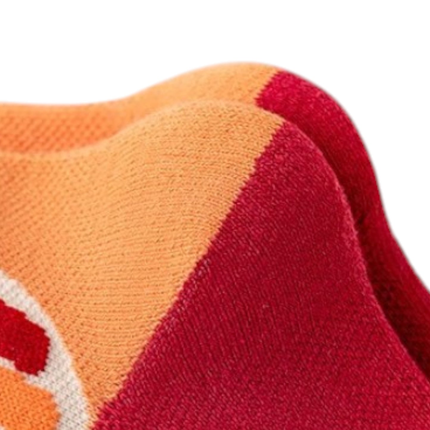 3 Pair Pack Sports Crew Socks with Color Block Toes Cushioned Soles and Ribbed Knit Design