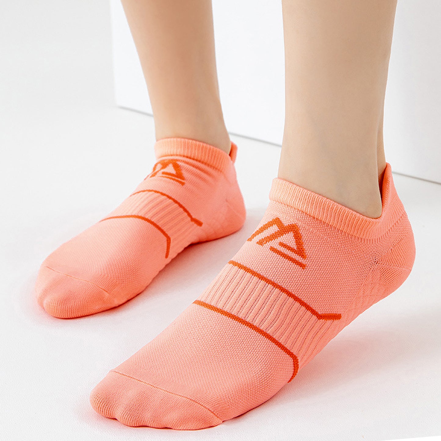 Men's Athletic Ankle Socks 6pk with Geometric Design