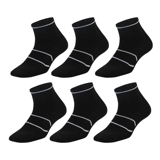 Men's 6pk Athletic Ankle Socks with Accents