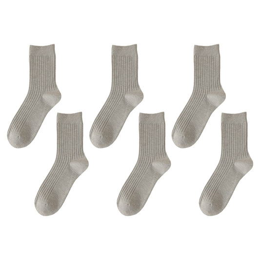 6pk Men's Wool Crew Socks - Soft, Durable & Anti - Pilling