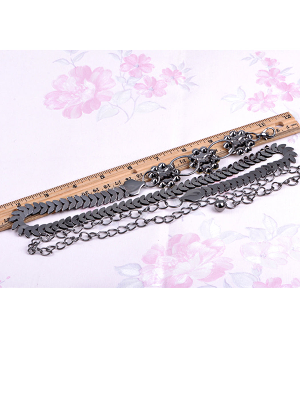 Five Flowers To The Face Gun Cross Coil Chained Belt