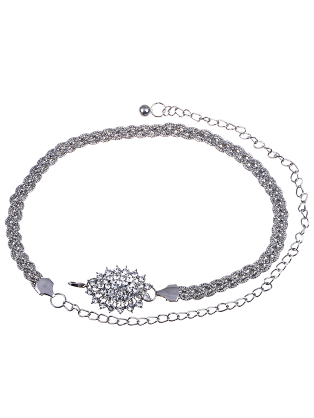 Five Flowers To The Face Gun Cross Coil Chained Belt