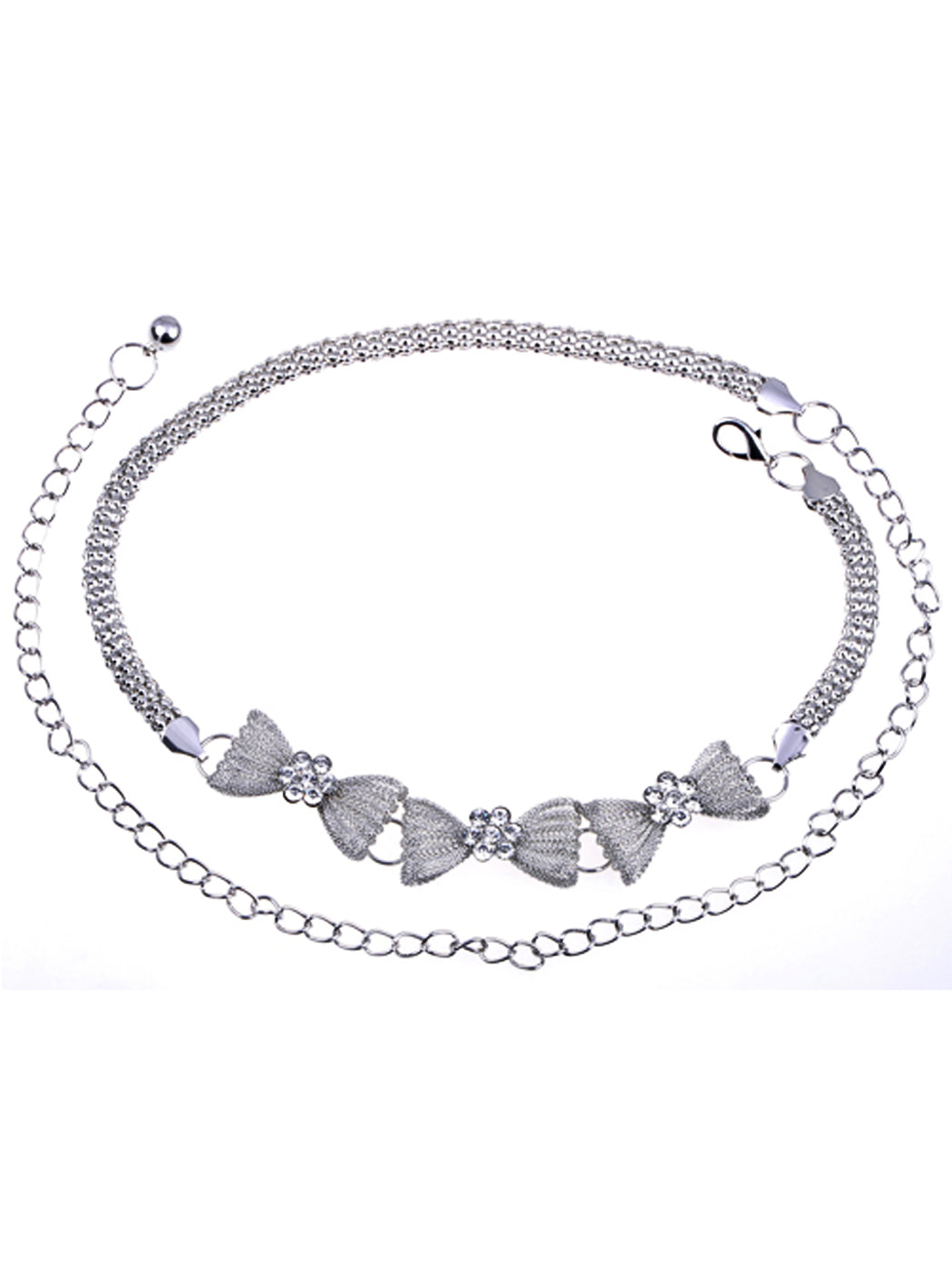 Five Flowers To The Face Gun Cross Coil Chained Belt