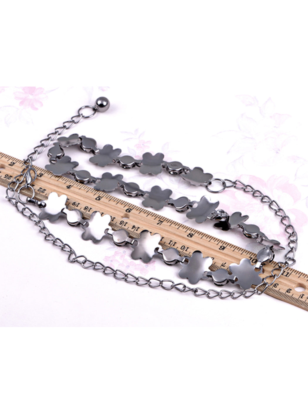 Five Flowers To The Face Gun Cross Coil Chained Belt