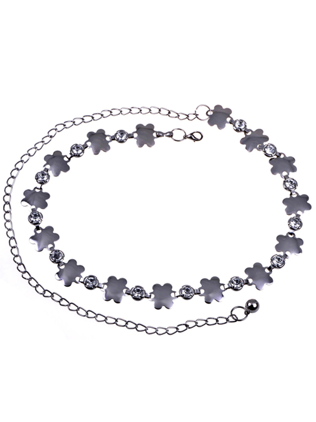 Five Flowers To The Face Gun Cross Coil Chained Belt