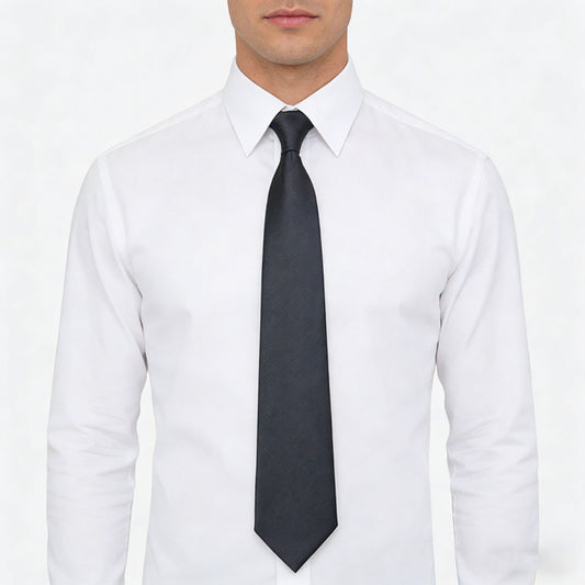 Men's Polyester Tie - Formal Necktie for Business, Weddings & Daily Professional Wear