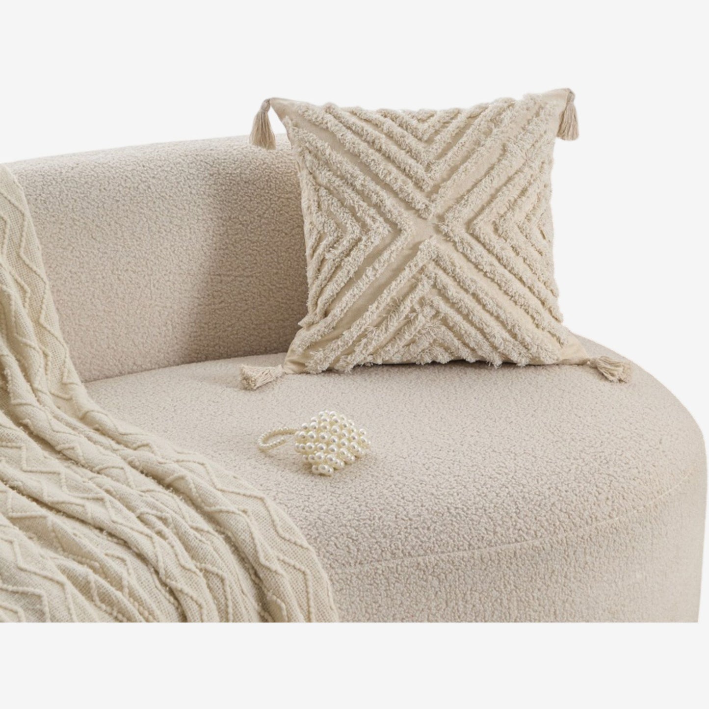 17.7*17.7in Decorative Pillow Cotton Canvas Fabric