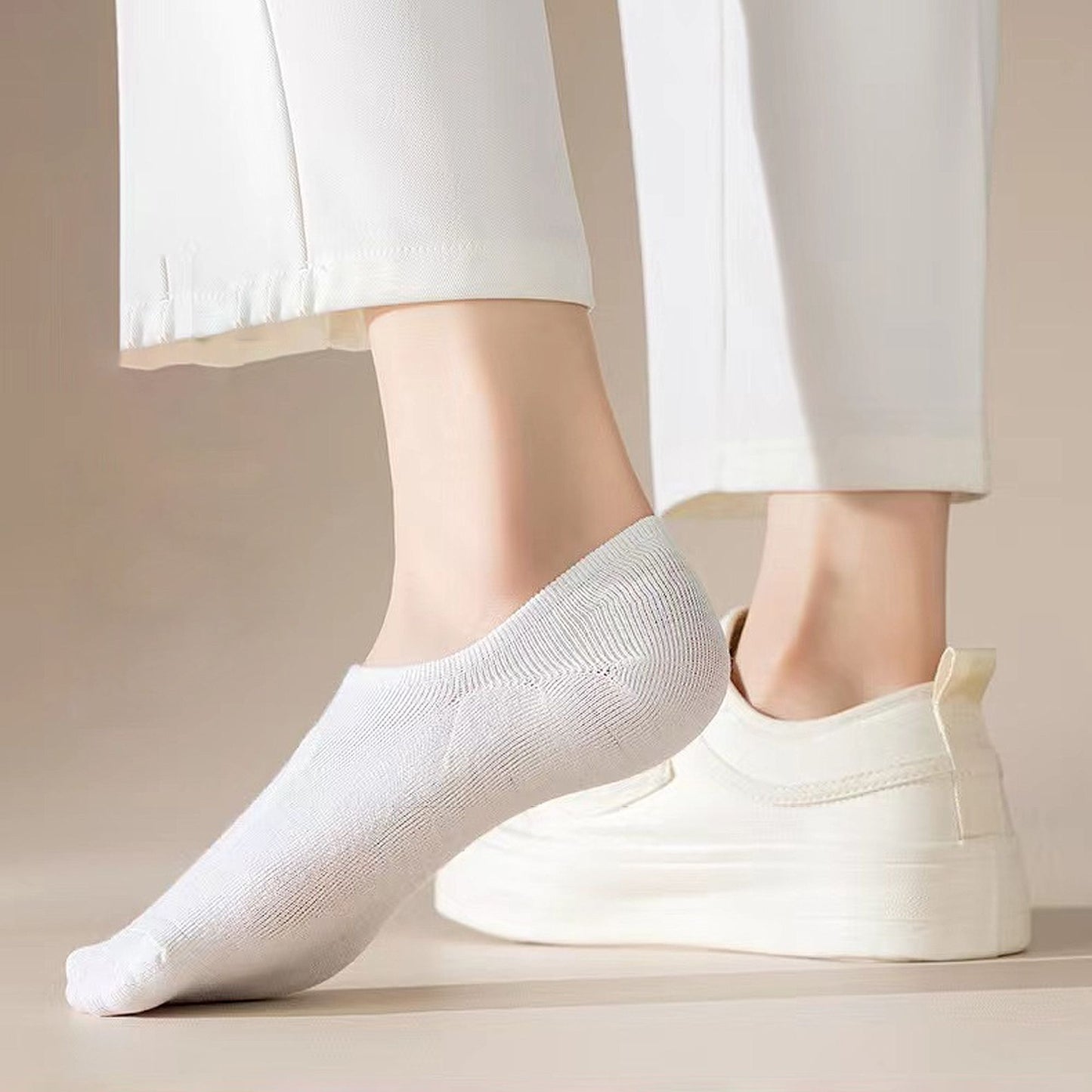 Non-slip No Show Socks 6pk Invisible Liner Adorable Bear