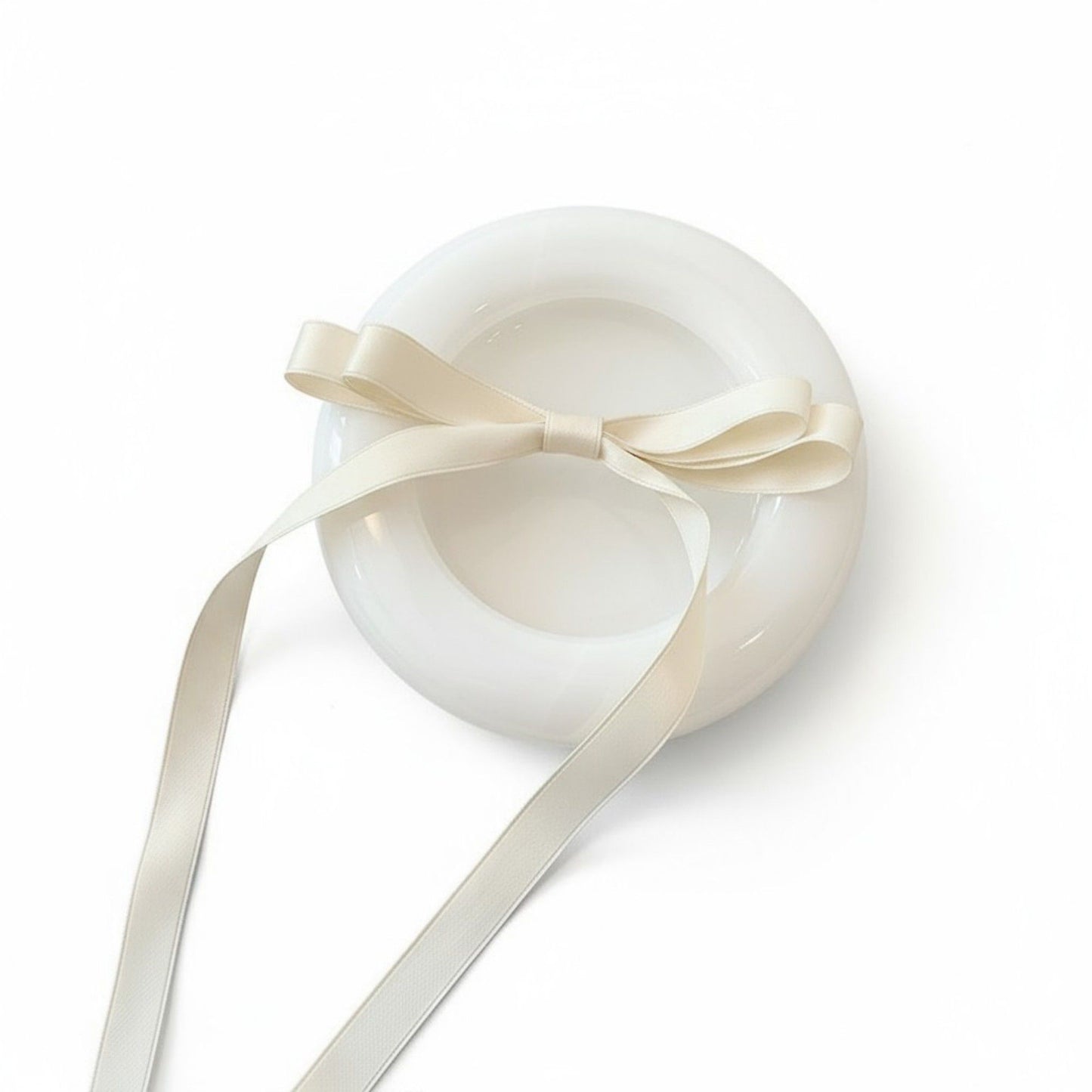 2pcs per Set Long Ribbon Bow Hair Clip with Sleek Streamer Tails and Elegant Minimalist Design