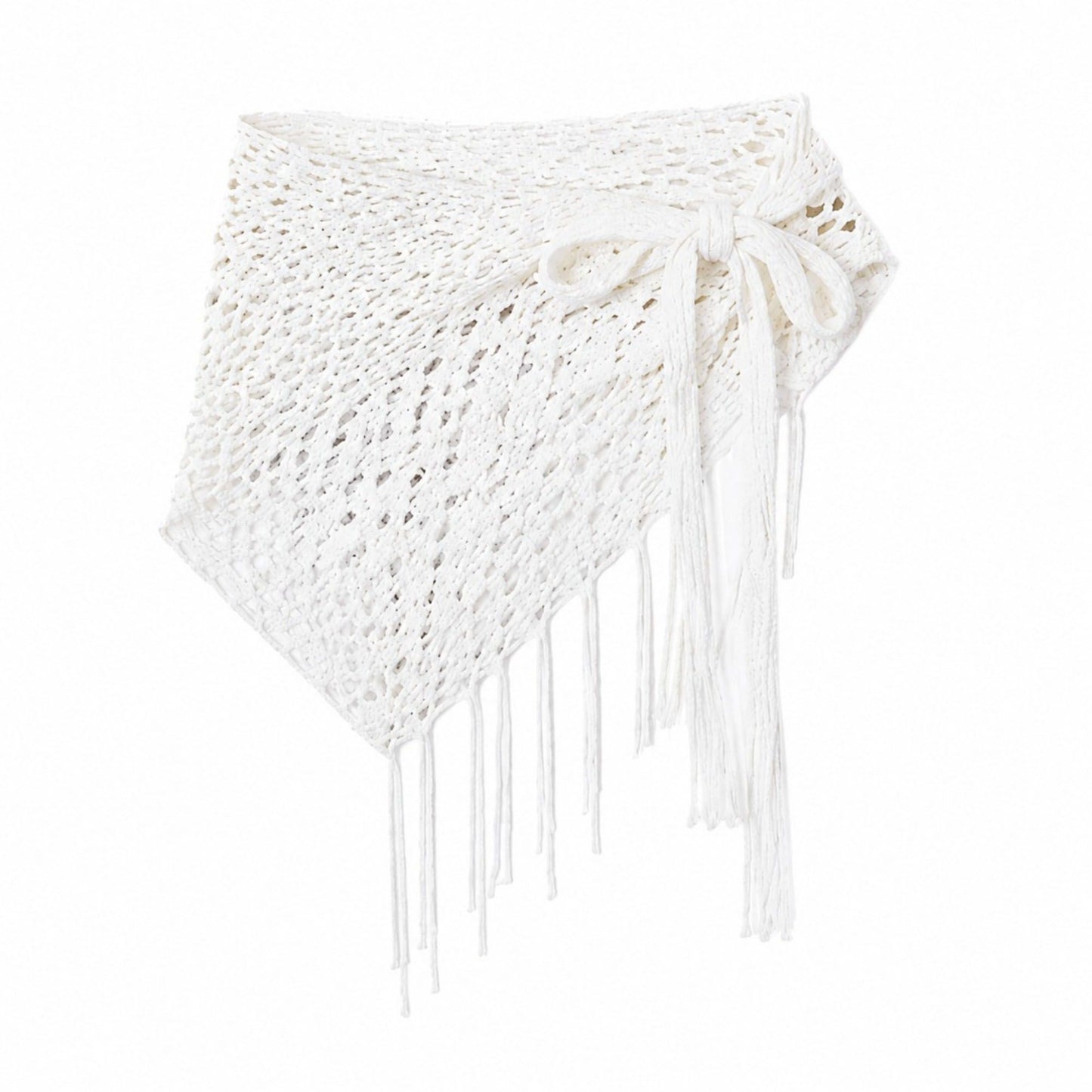 Crochet Fringe Triangle Wrap Belt