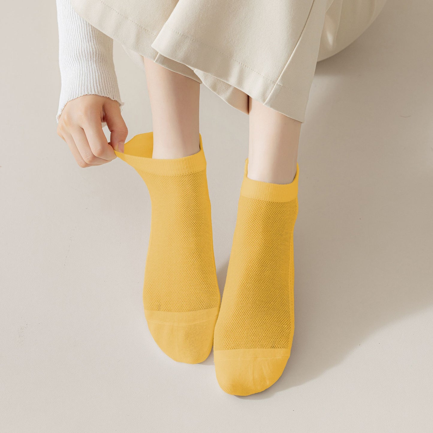 No Show Socks Classic Thin Mesh Breathable 6pk