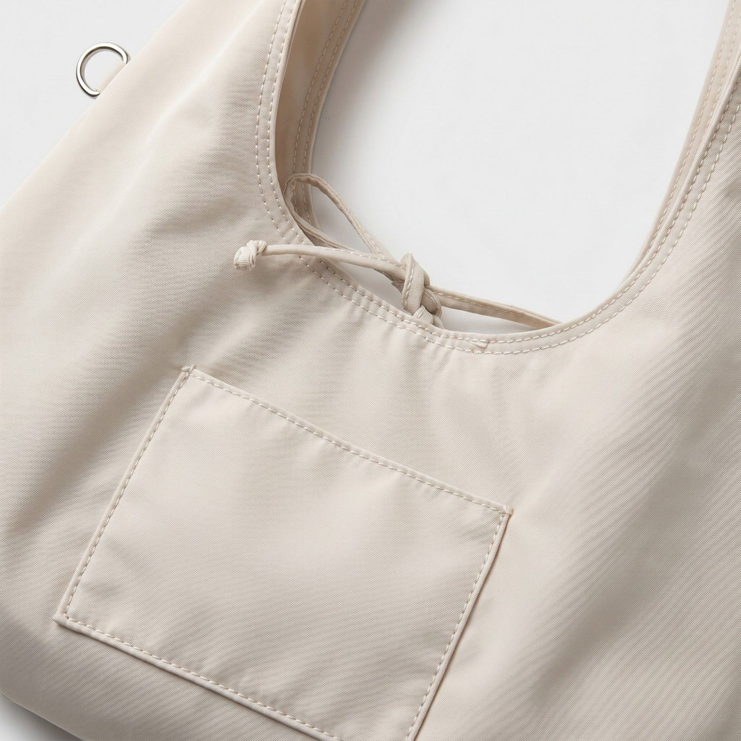 Hobo Tote Bag with Wide Shoulder Strap and Exterior Pocket 13.8x7.8x2.5in