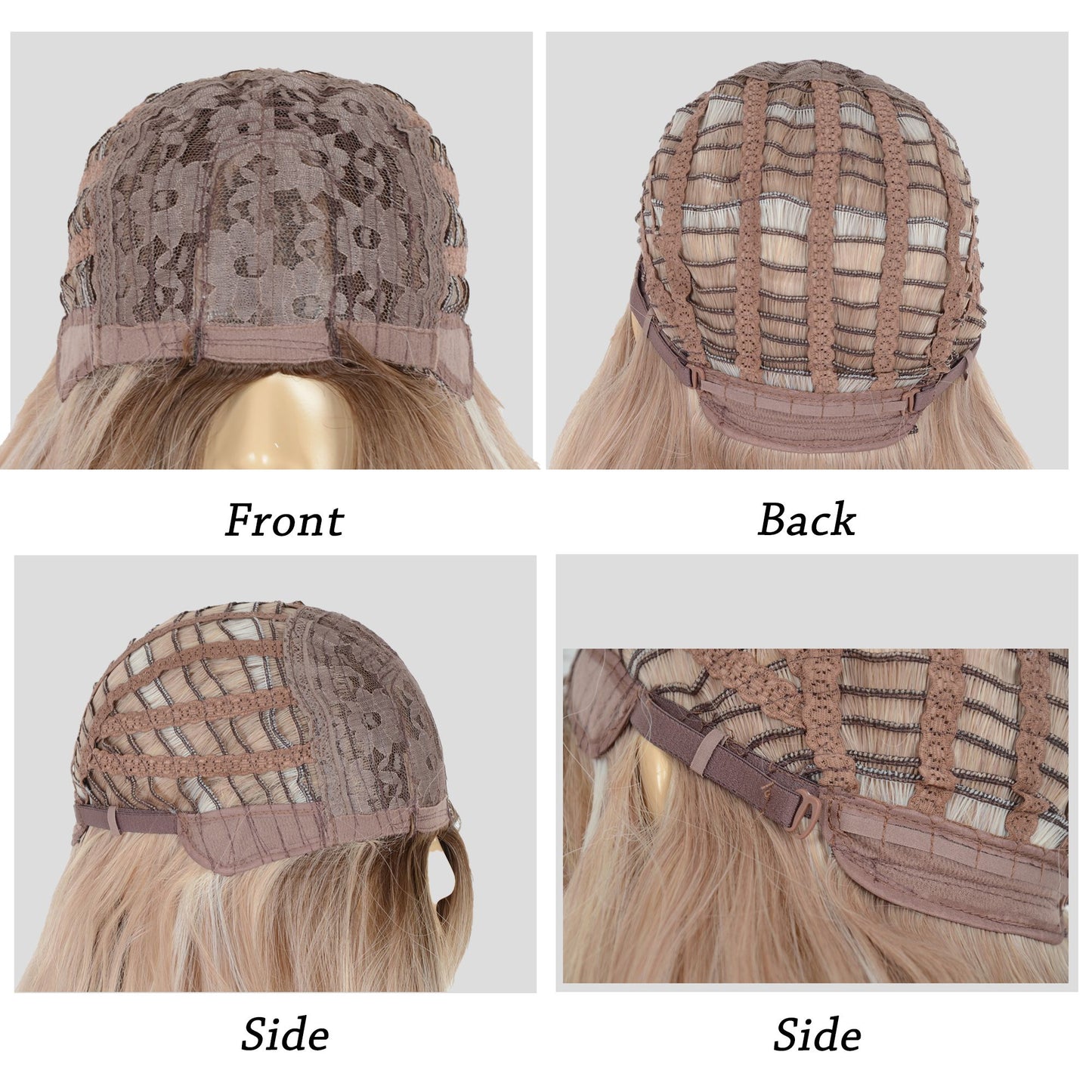 Long Wavy Wig for Women with Lace Hairline Heat Resistant Synthetic Wig for Daily and Party Use