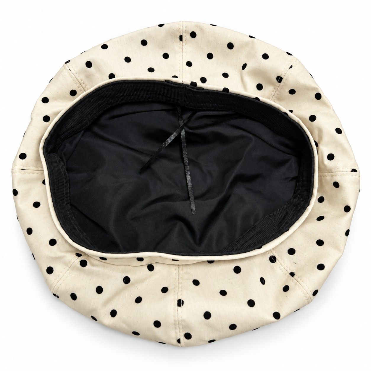 Polka Dot Beret Hat Lightweight French Painter Cap Adjustable Casual Style