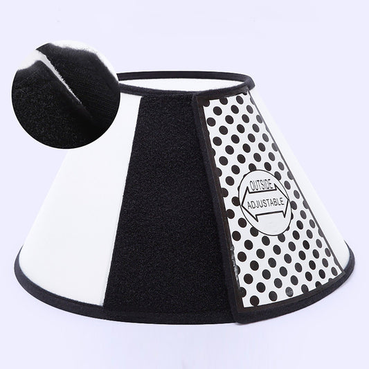 Pet Recovery Cone Collar Adjustable Elizabethan Collar for Dogs and Cats Anti-Lick Guard