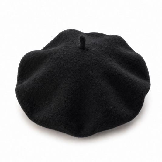 Wool Beret Hat Classic French Painter Cap Soft Felt Everyday Style