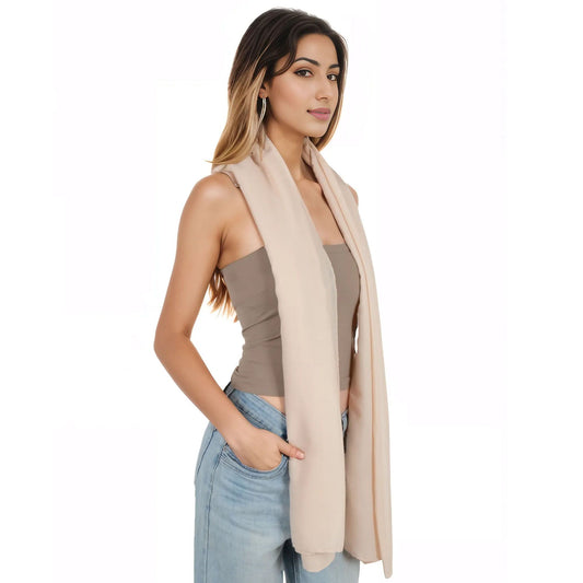 Lightweight Chiffon Long Fashion Scarves Solid