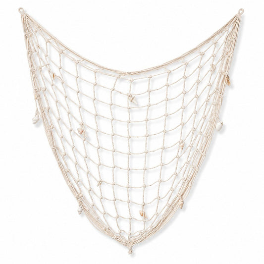 Decorative Fishing Net Wall Hanging Nautical Coastal Photo Display Decor
