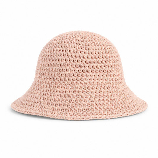 Summer Bucket Hat - Lightweight Straw Sun Hat for Vacation and Beach