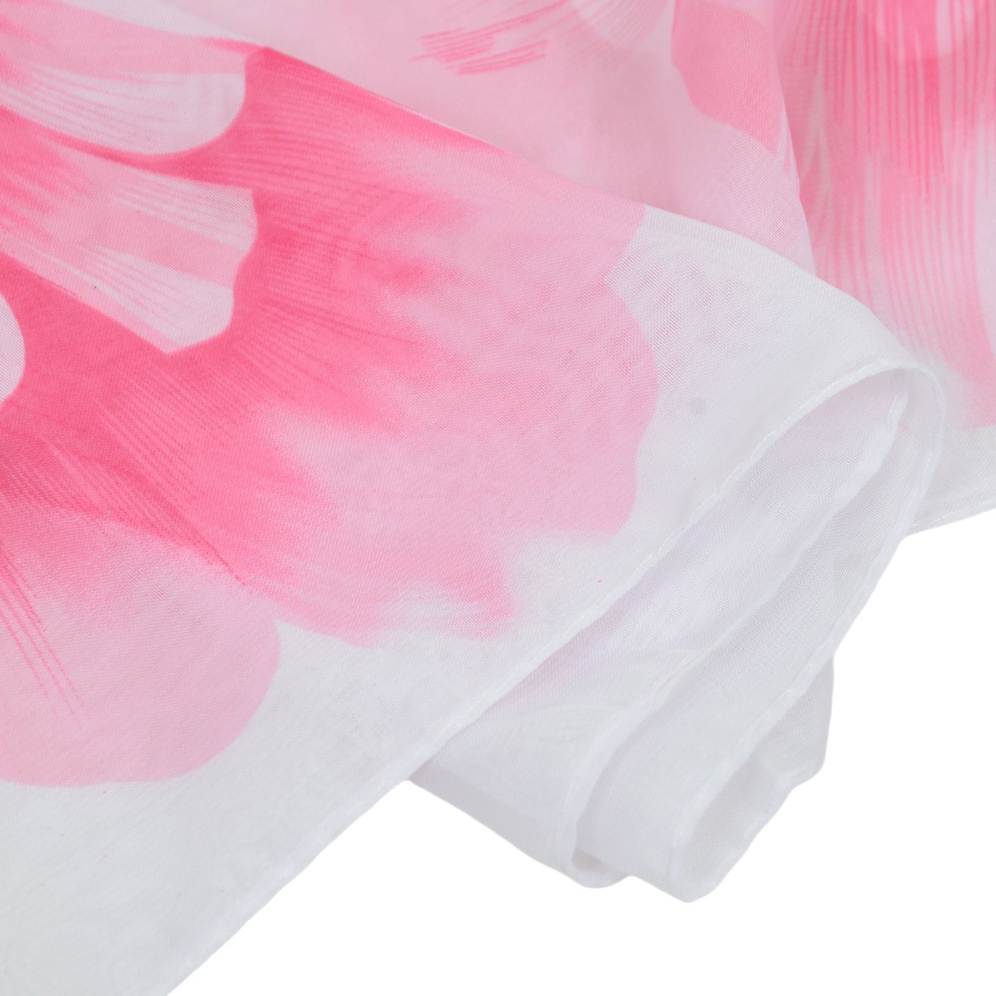 Floral Print Chiffon Scarf Lightweight Sheer Shawl Wraps Scarves for Women 19.69 x 63 inches