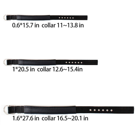 Padded Dog Collar Adjustable Nylon Pet Collar with Metal Buckle Soft Lining