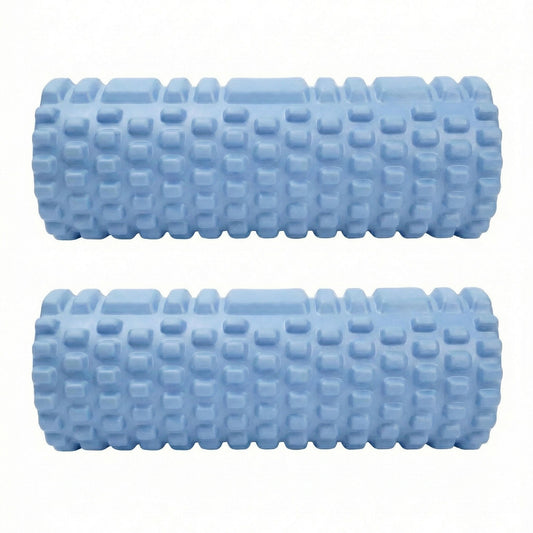 2-PC Textured Foam Roller for Deep Tissue Muscle Recovery and Mobility