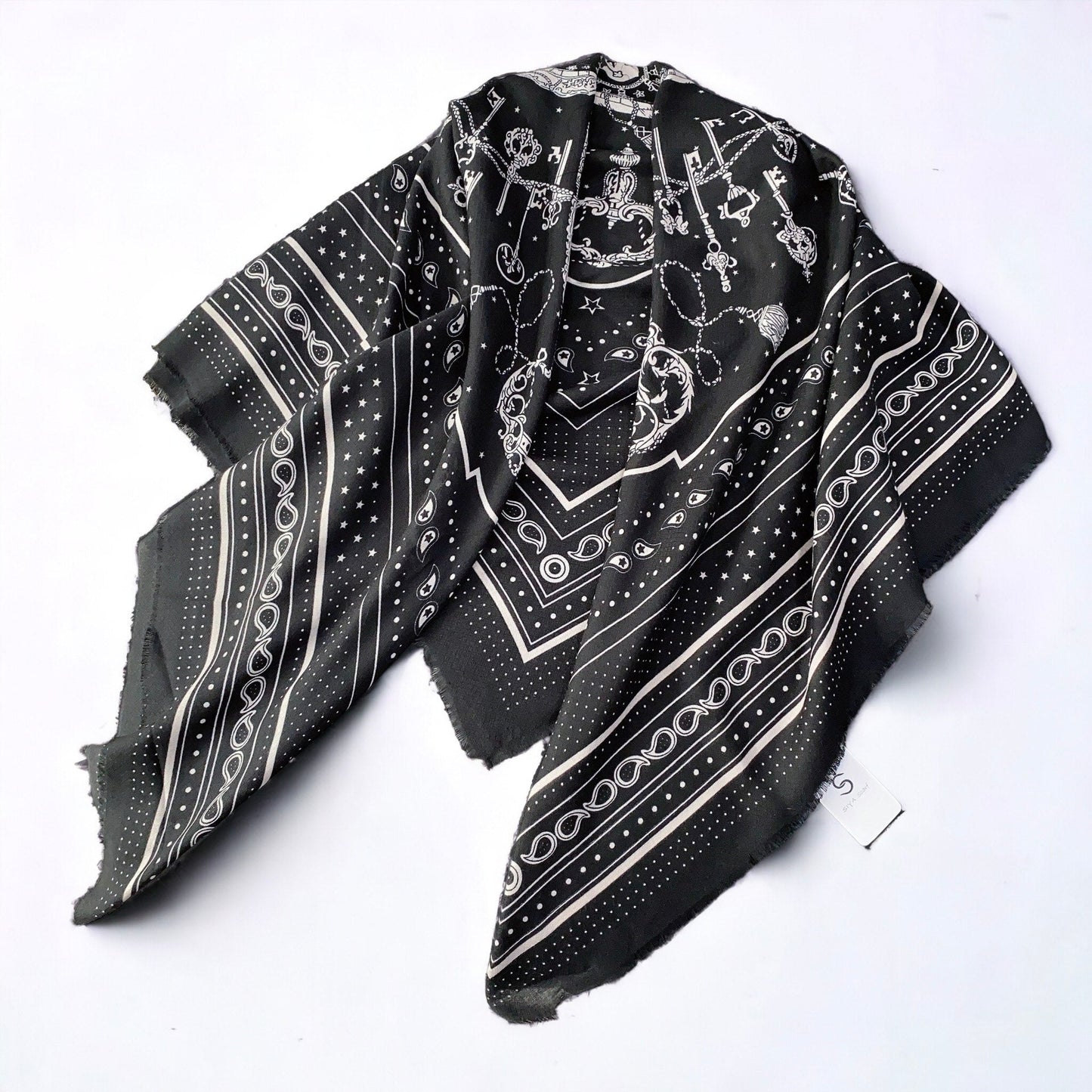 Large Versatile Silk Thin Scarf
