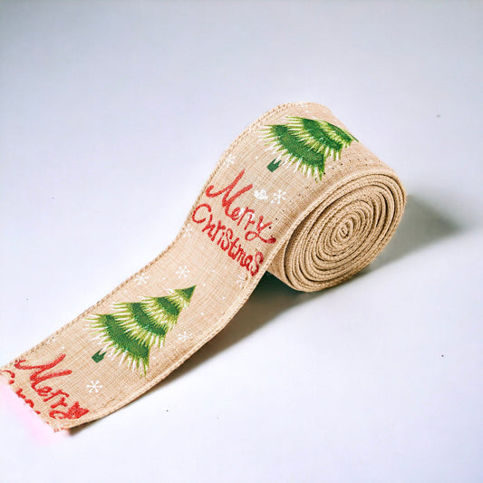 Festive Christmas Design Ribbon Strip