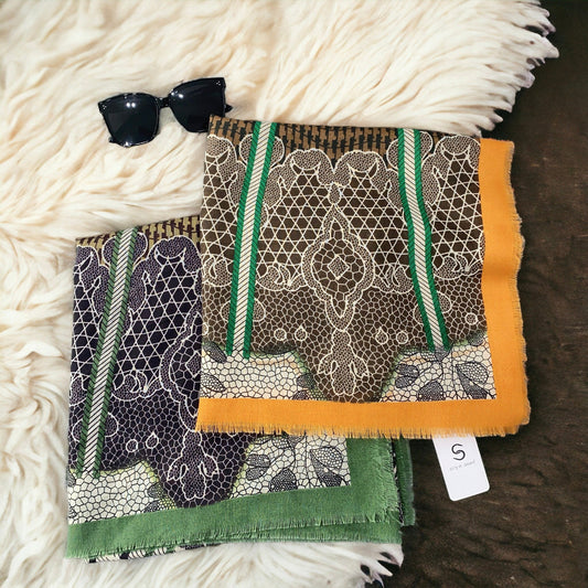 Fashionable and Versatile Large Square Scarf