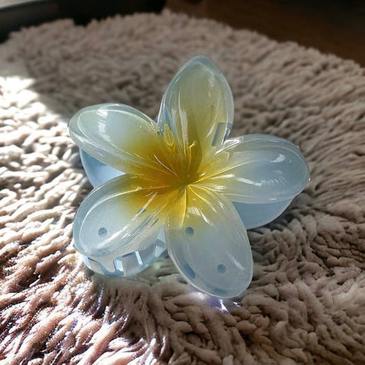 Plumeria Flower Designed Hair Clip