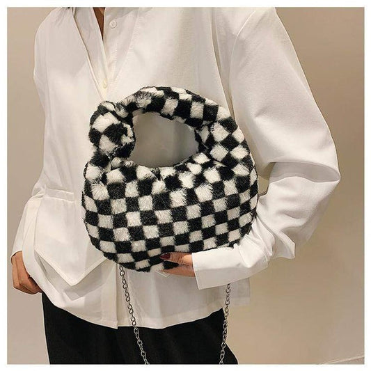 Fluffy Round Hand Bag