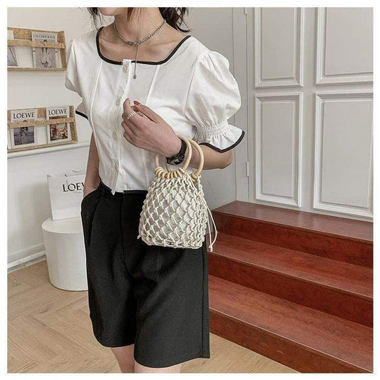 Minimalist Crochet Bracelet Bag