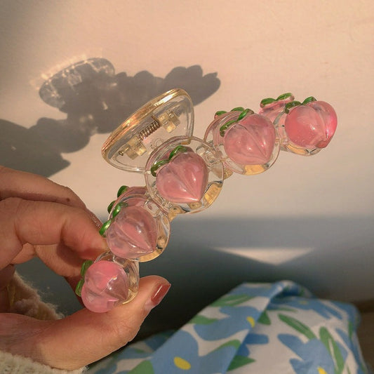 Peachy Acrylic Hair Claw