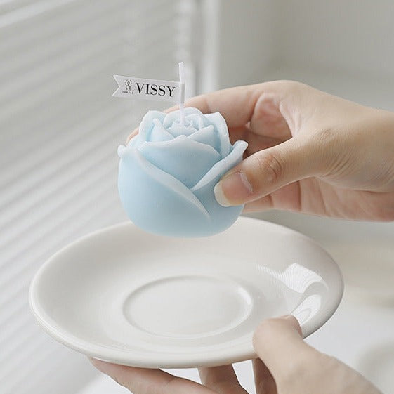 Rose Bud Decorative Candle