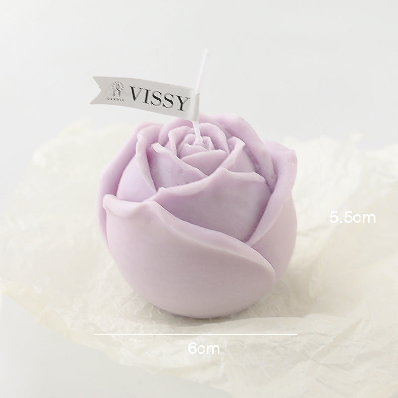 Rose Bud Decorative Candle