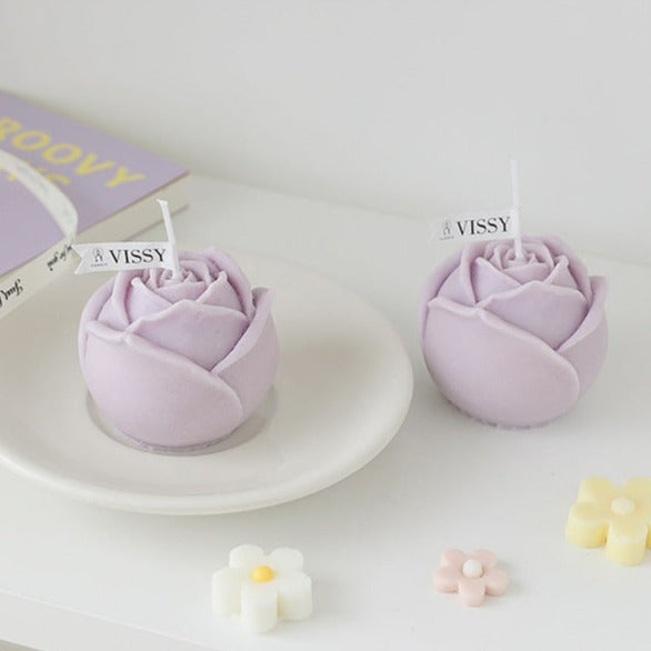 Rose Bud Decorative Candle