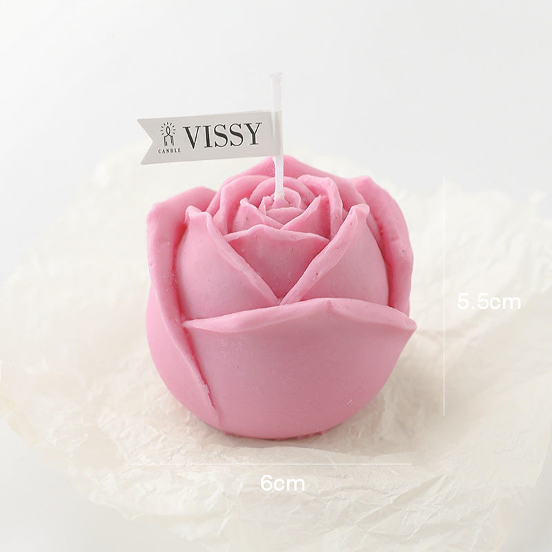 Rose Bud Decorative Candle