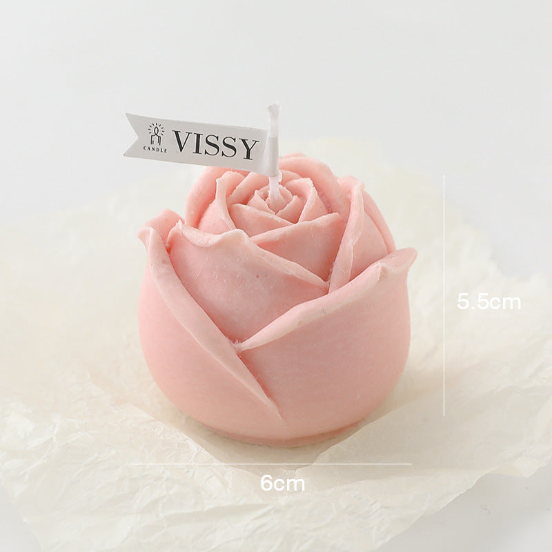 Rose Bud Decorative Candle