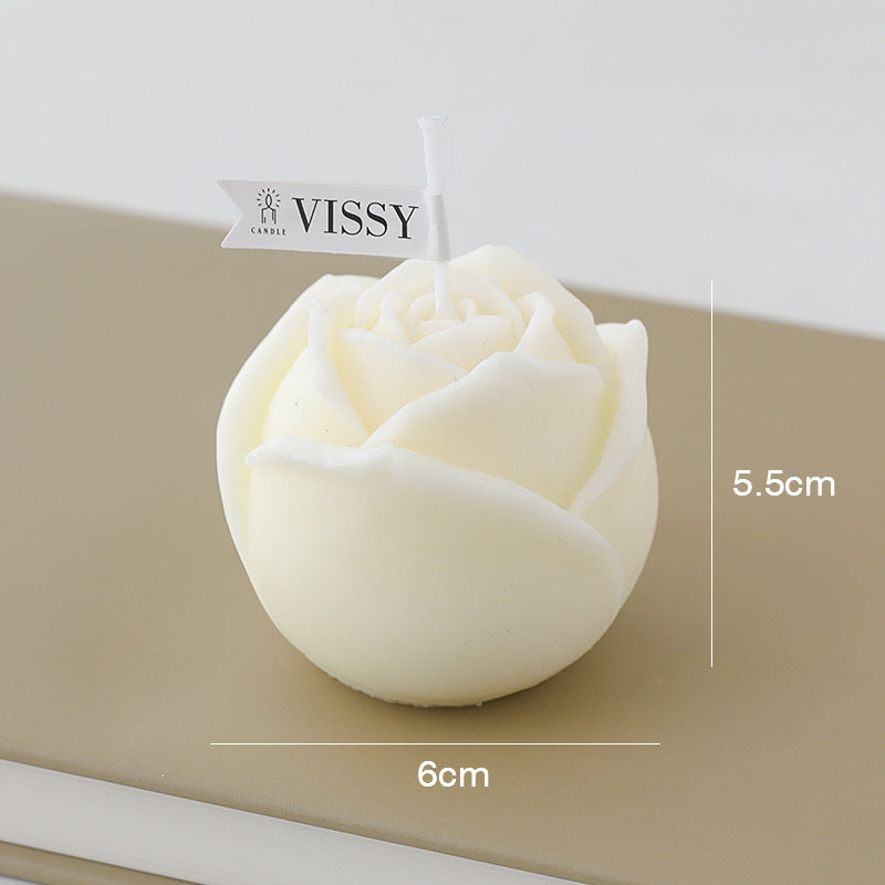 Rose Bud Decorative Candle