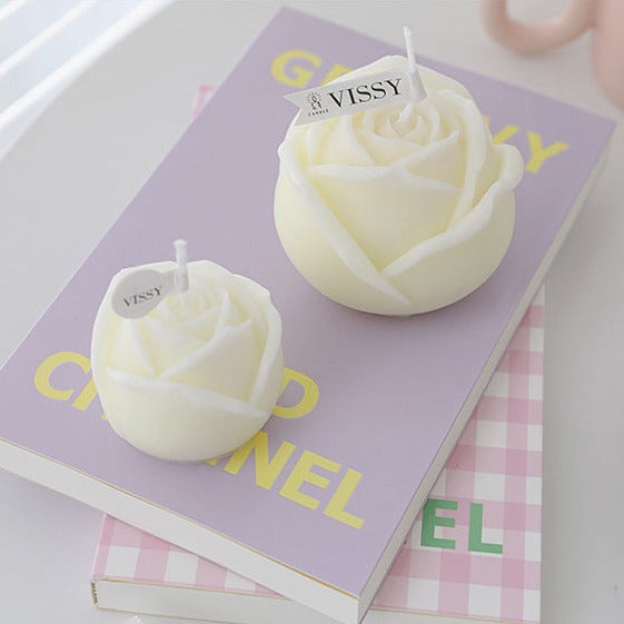 Rose Bud Decorative Candle