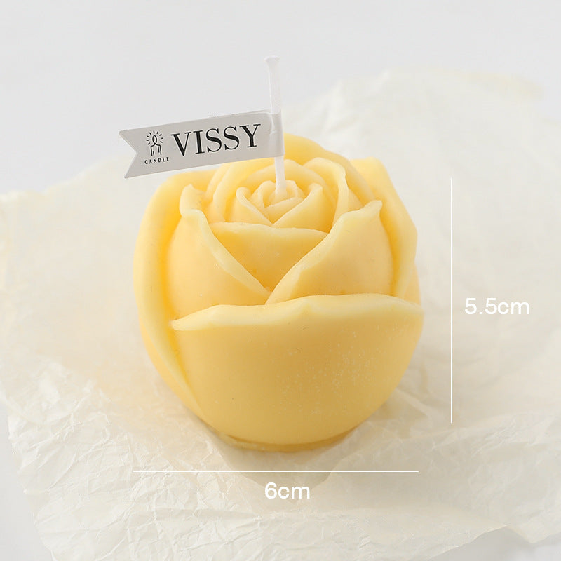 Rose Bud Decorative Candle