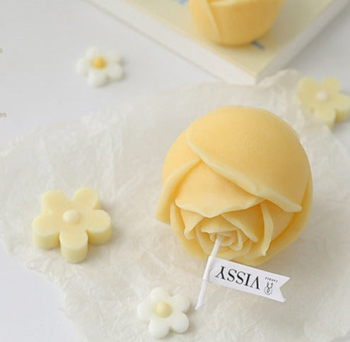 Rose Bud Decorative Candle