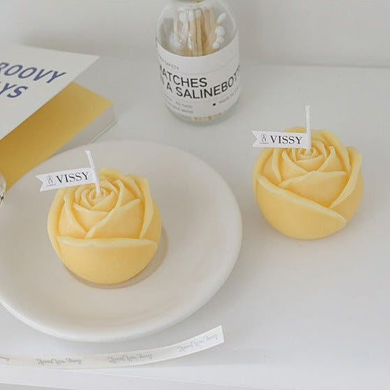 Rose Bud Decorative Candle